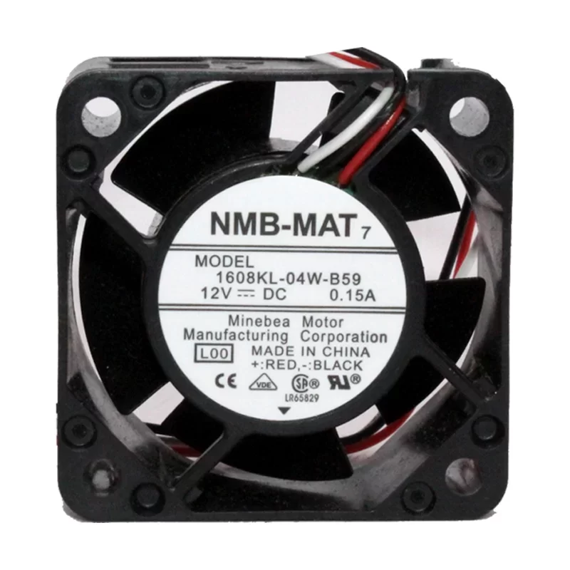 1608KL-04W-B59-L00 NMB 12V DC Axial Fan 40mm