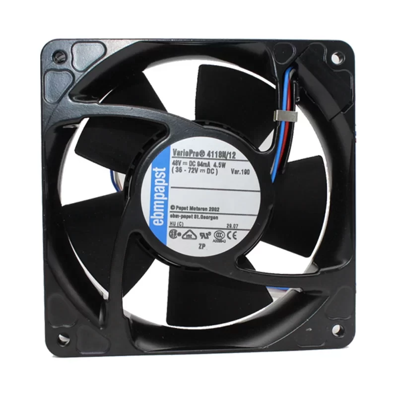 4118N/12-192 ebmpapst 48V 94mA 4.5W DC Axial Fan