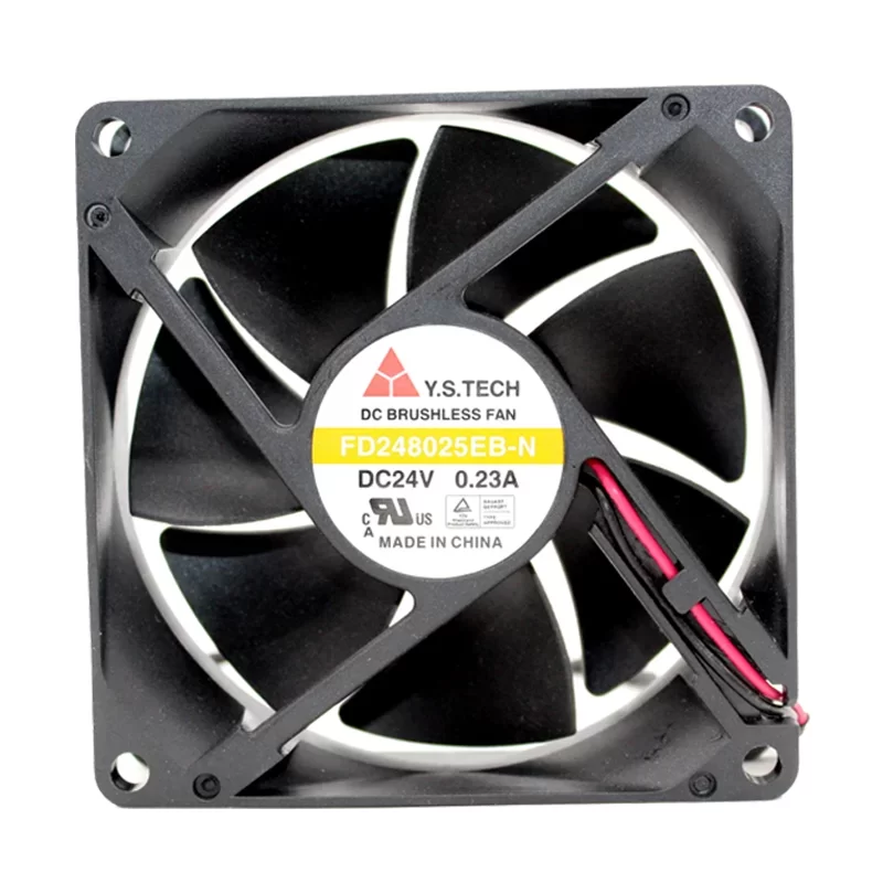 FD248025EB-N Y.S.TECH 24V DC Axial Fan 80mm
