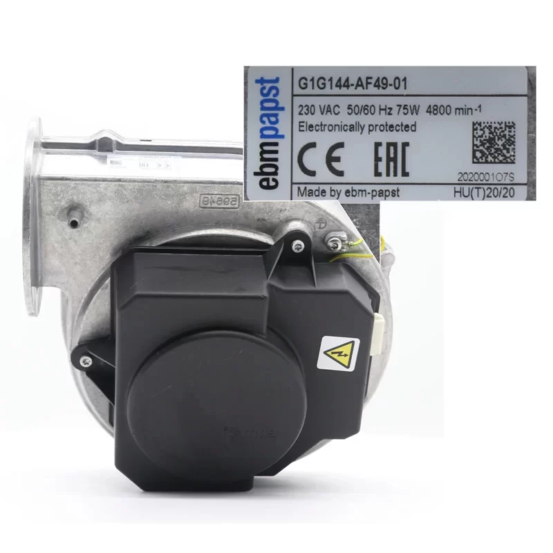 G1G144-AF49-01 ebmpapst 230V EC Centrifugal Fan 144mm