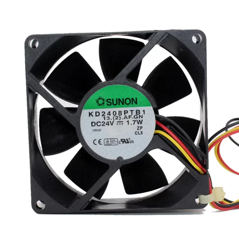 KD2408PTB1.13.(2).AF.GN Sunon 24V DC Axial Fan 80mm