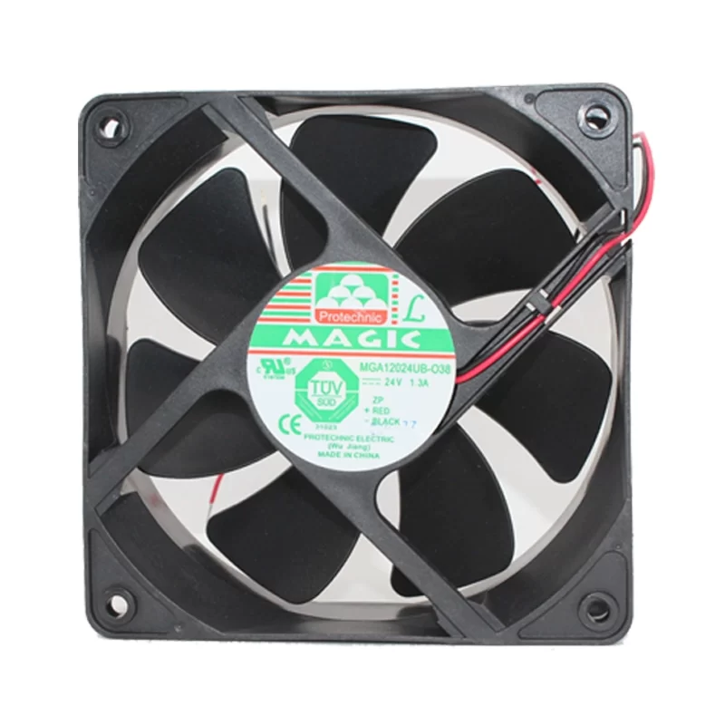 MGA12024UB-O38 Protechnic 24V DC Axial Fan 120mm