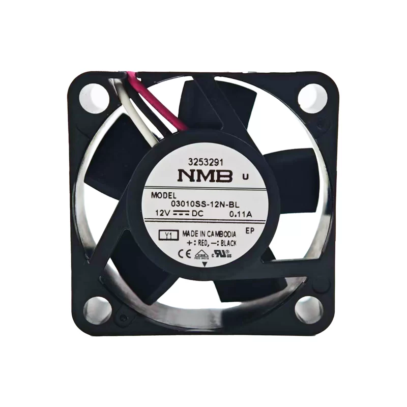 03010SS-12N-BL-Y1 NMB 24V 30mm DC Axial micro Fan