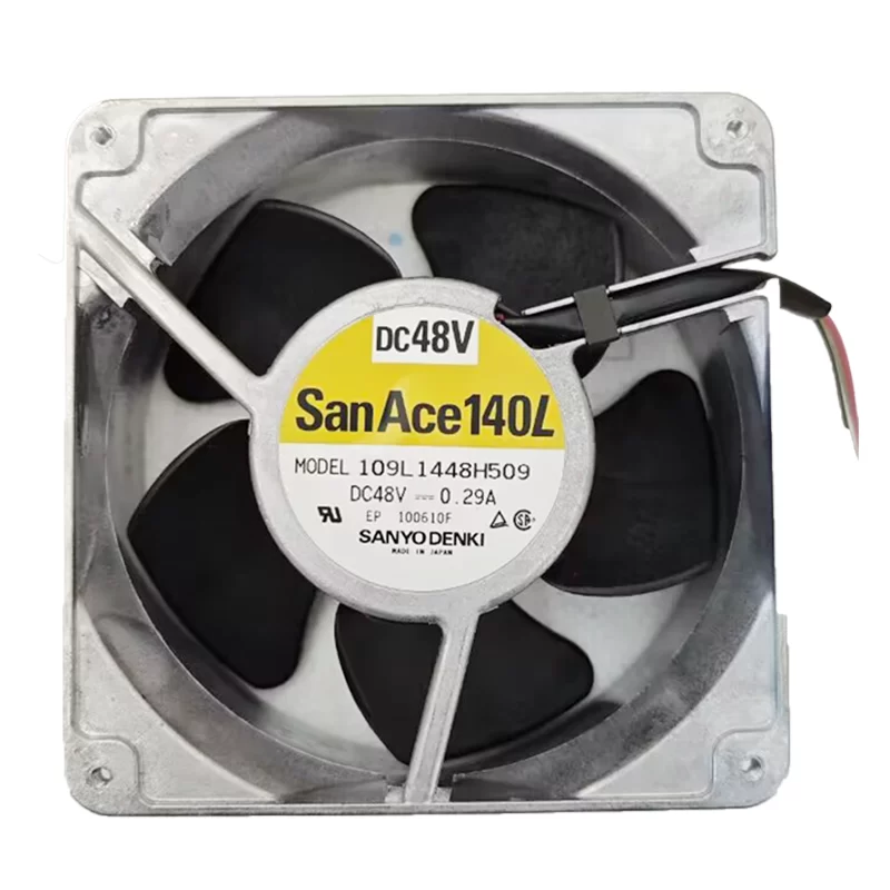 109L1448H509 Sanyo Denki 48V 0.29A 140mm DC Axial Fan