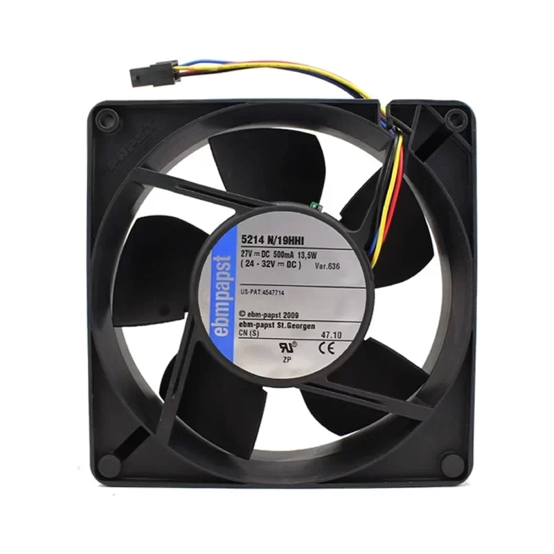 5214N/19HHI ebmpapst 27V 127mm 500mA 13.5W DC Axial Fan