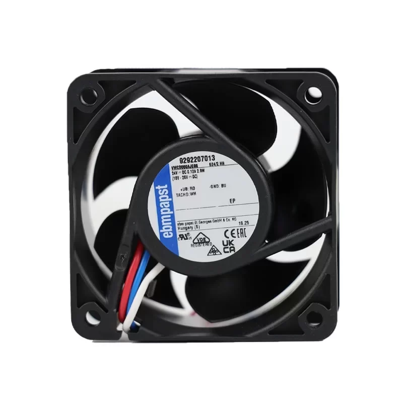 624/2HH ebmpapst 24V 60mm 6025 0.12A 2.9W DC Axial Fan