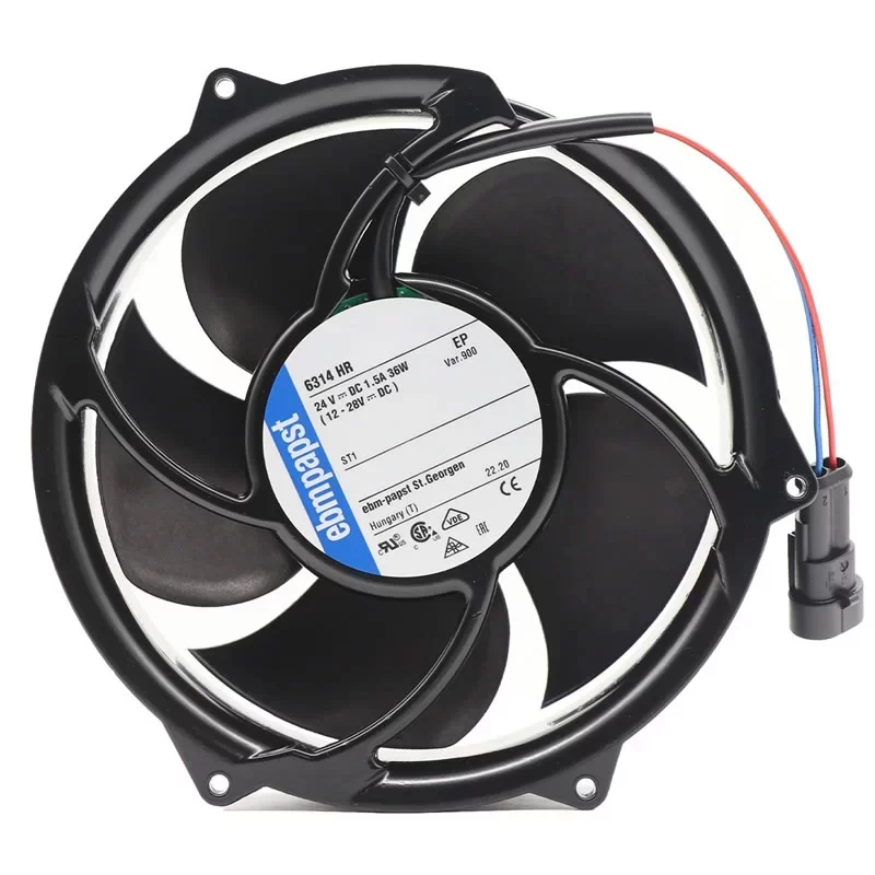 6314HR-900 ebmpapst 24V 1.5A 36W 172mm DC Axial Fan