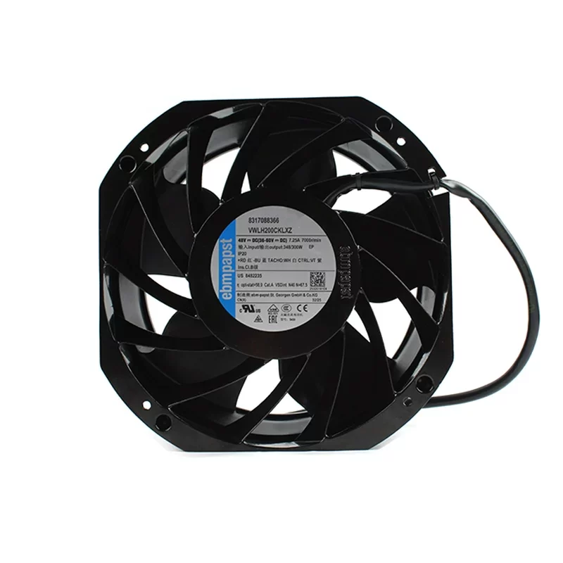 8317088366 VWLH200CKLXZ ebmpapst 48V 200mm DC Axial Fan