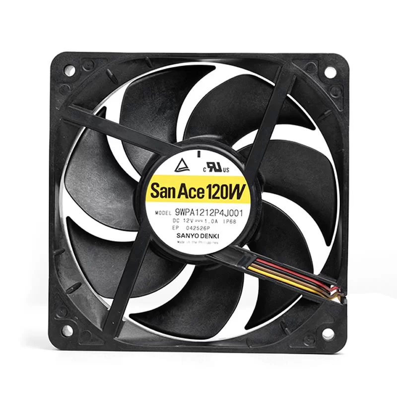 9WPA1212P4J001 Sanyo Denki 12V 120mm IP68 PWM DC Axial Fan