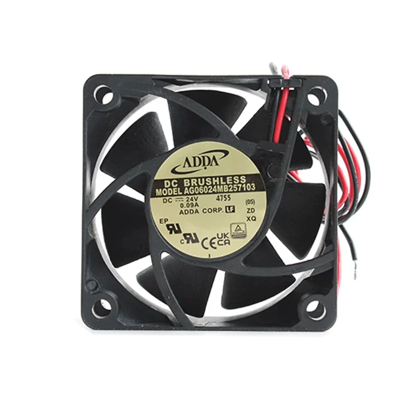 AG06024MB257103 ADDA 24V 0.06A DC Axial Fan 60x60x25mm