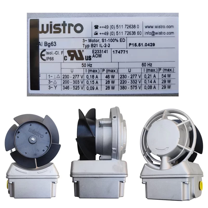 BG63 Wistro 230V AC Motor Cooling Fan