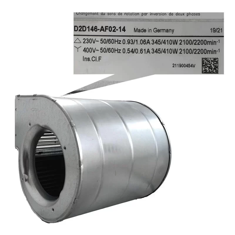D2D146-AF02-14 ebmpapst 230/400V AC Centrifugal Blower