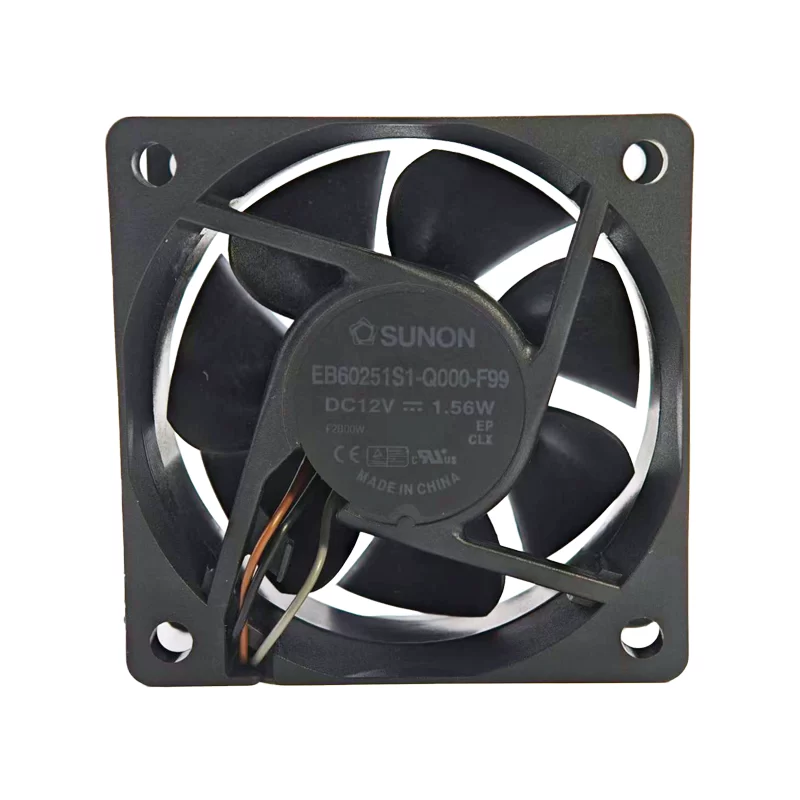 EB60251S1-Q000-F99 Sunon 12V 1.56W 60mm DC Axial Fan