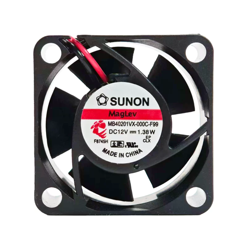 MB40201VX-000C-F99 Sunon 12V 1.38W 40mm 4020 DC Axial Fan