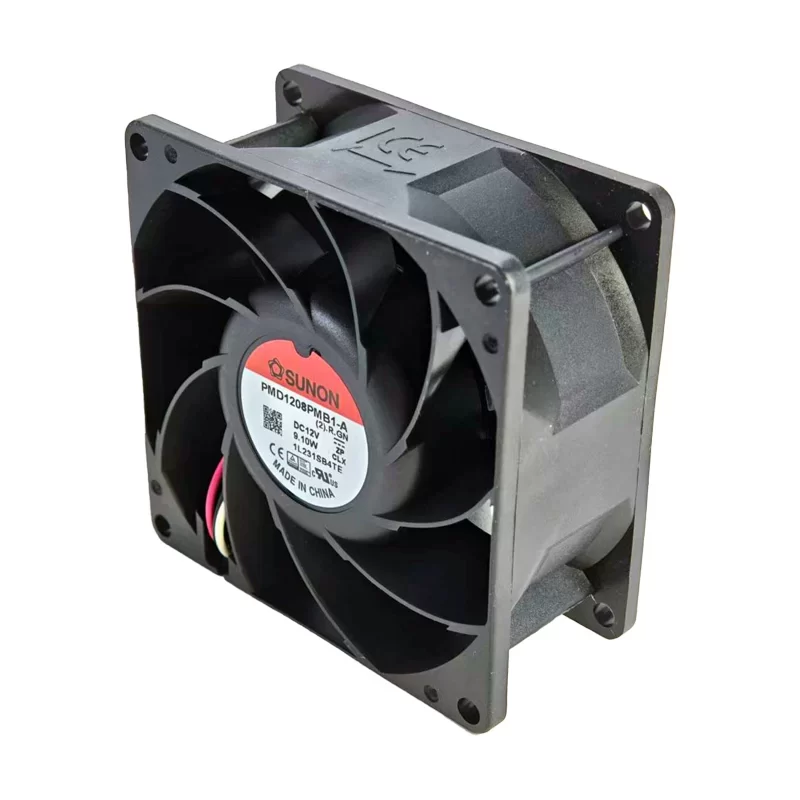 PMD1208PMB1-A.(2).R.GN SUNON 12V 9.10W 80mm DC Axial Fan PMD1208PMB1-A.(2).R.GN SUNON 12V 9.10W 80mm DC Axial Fan