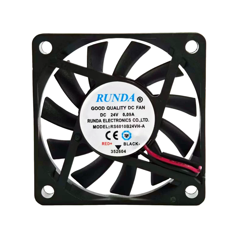 RS6010B24VH-A RUNDA 24V 0.09A 60mm 6010 DC Axial Fan