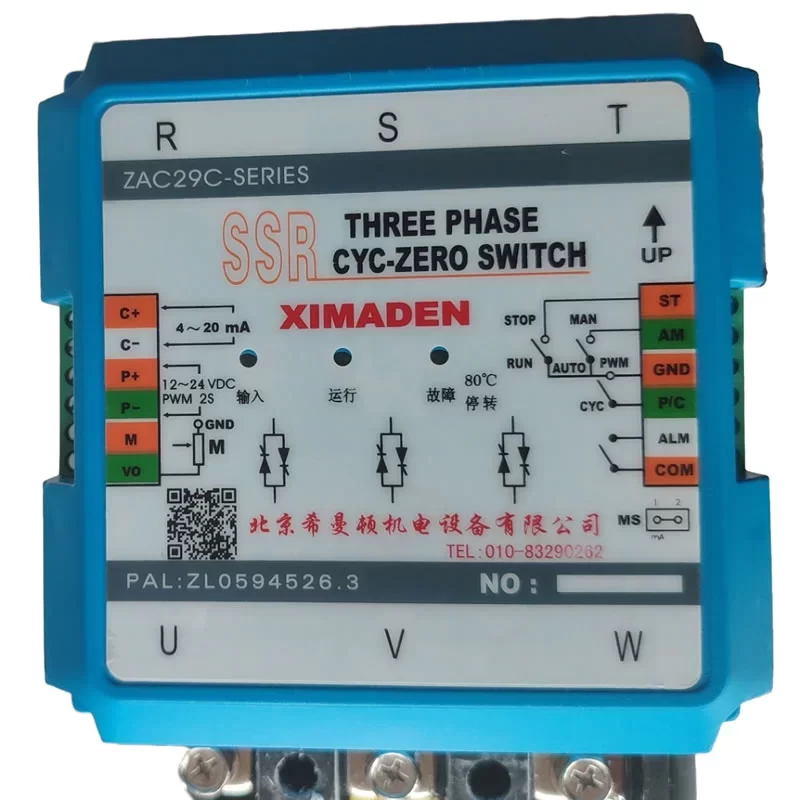 ZAC29C-3P3-120A+KR XIMADEN SSR Three Phase CYC-Zero Switch