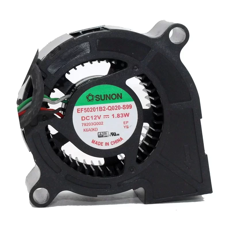 EF50201B2-Q020-S99 Sunon 12V 1.83W 5020 50mm DC Blower