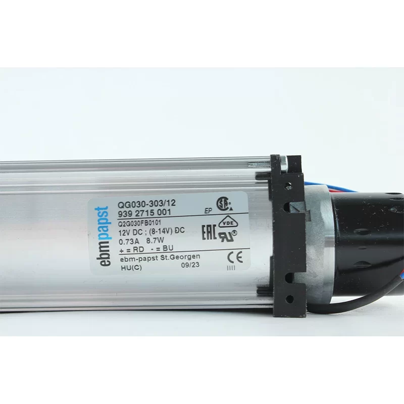 QG030-303/12 ebmpapst 12V 0.73A DC Cross-flow Fan QG030-303/12 ebmpapst 12V 0.73A DC Cross-flow Fan