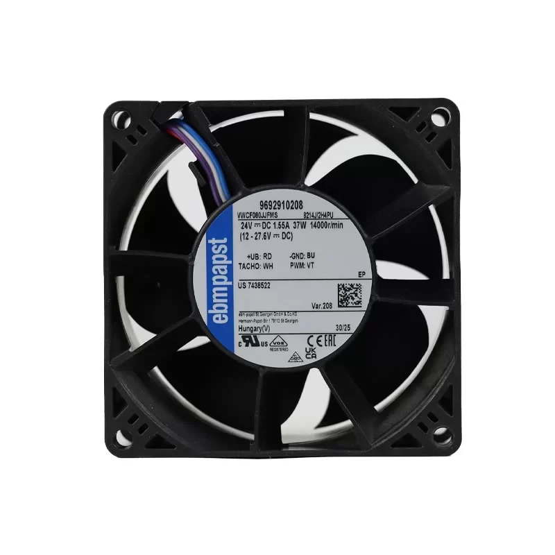 8214J/2H4PU-208 ebmpapst 24V 80x80x38mm DC Axial Fan