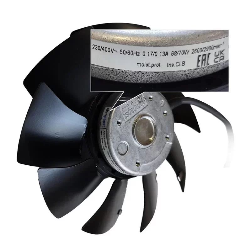 A2D200-AI18-01 ebmpapst 400V 200mm AC Axial Fan