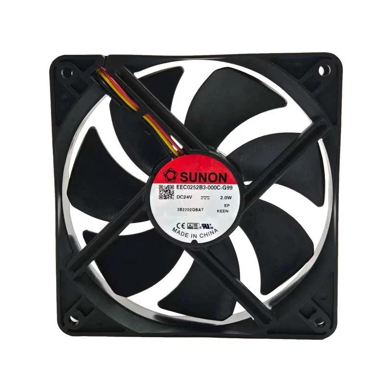 EEC0252B3-000C-G99 Sunon 24V 120x120x25mm DC Axial Fan