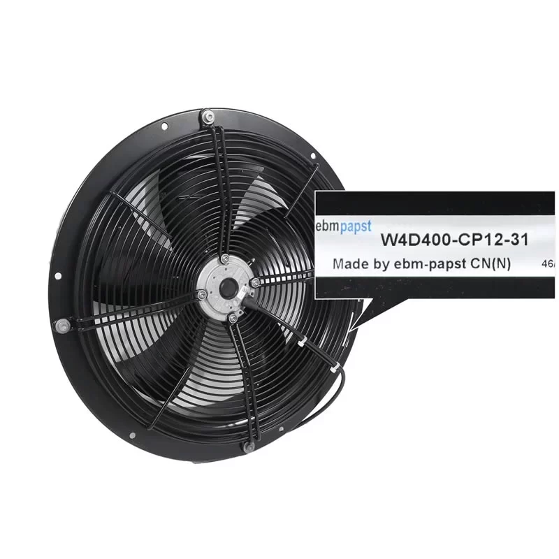 W4D400-CP12-31 ebmpapst 230/400V 135W 400mm AC Axial Fan W4D400-CP12-31 ebmpapst 230/400V 135W 400mm AC Axial Fan