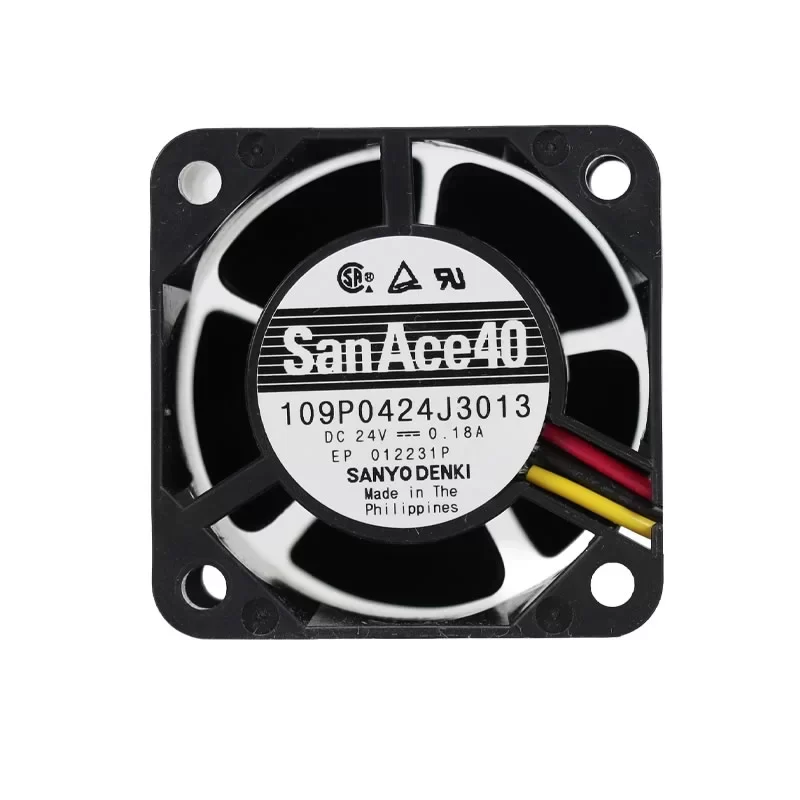 109P0424J3013 Sanyo Denki 24V 40x40x28mm DC Axial Fan