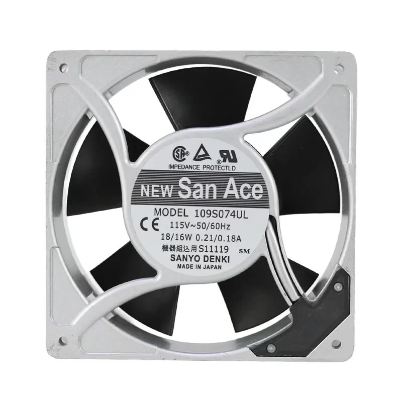 109S074UL Sanyo Denki 115V 120x120x38mm AC Axial Fan