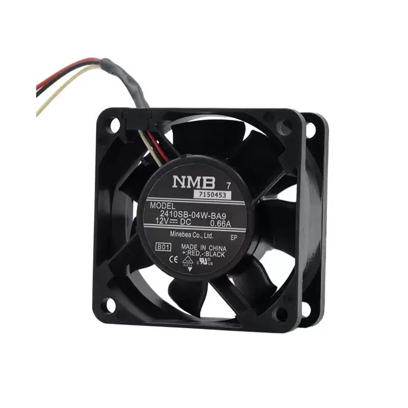 2410SB-04W-BA9-B01 NMB 12V 0.66A 60x60x25mm DC Axial Fan