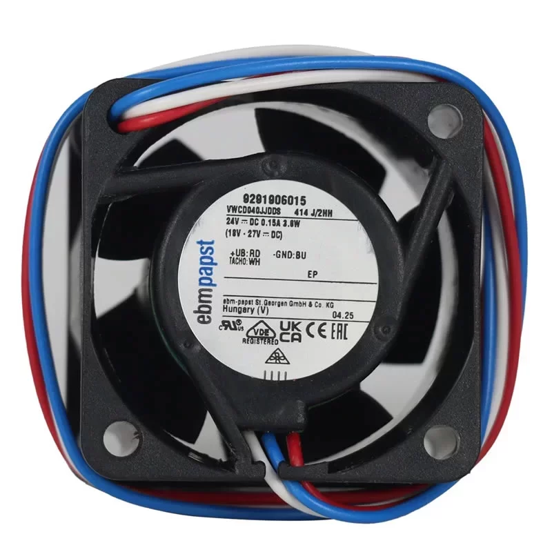 414J/2HH ebmpapst 24V 0.15A 40x40x25mm DC Axial Fan