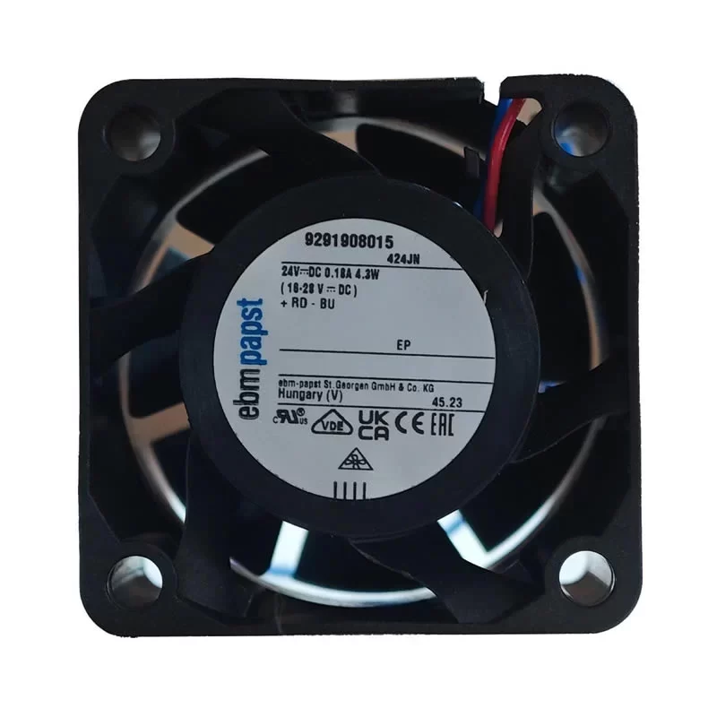 424JN ebmpapst 24V 0.18A 40x40x28mm DC Axial Fan