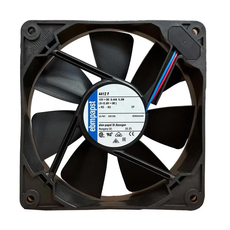 4412F ebmpapst 12V 0.44A 119x119x25mm DC Axial Fan