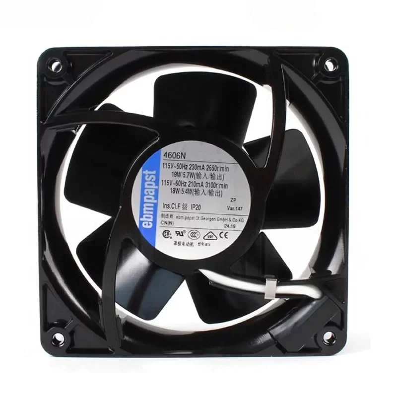 4606N ebmpapst 115VAC 119x119x38mm AC Axial Fan