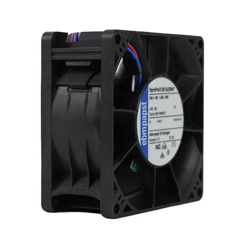 8214J/2H4P ebmpapst 24V 1.55A 80x80x38mm DC Axial Fan 8214J/2H4P ebmpapst 24V 1.55A 80x80x38mm DC Axial Fan