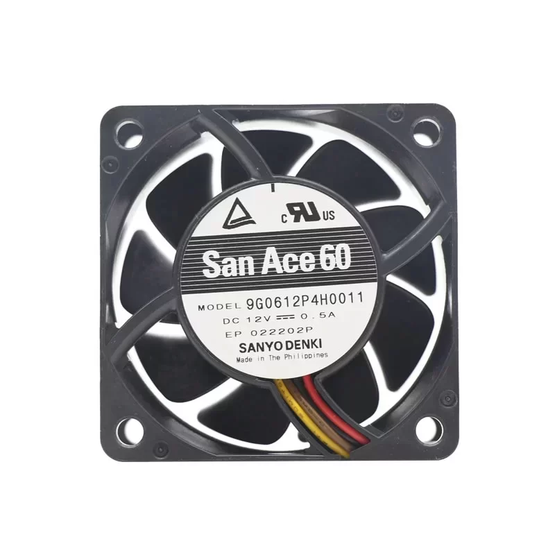 9G0612P4H0011 Sanyo Denki 12V 0.5A 60x60x25mm DC Axial Fan