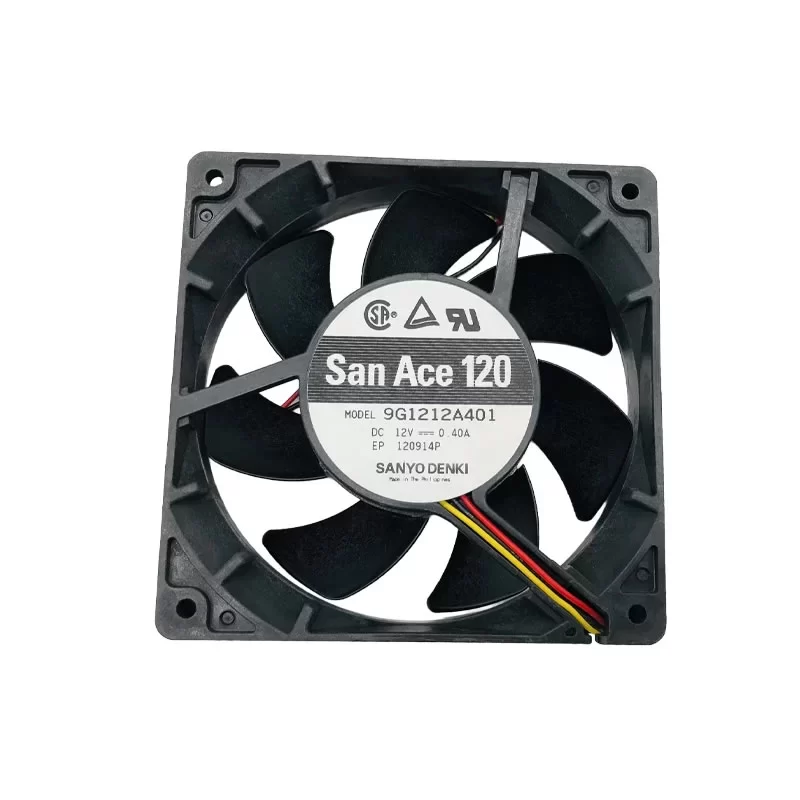 9G1212A401 Sanyo Denki 12V 0.40A 120x120x25mm DC Axial Fan