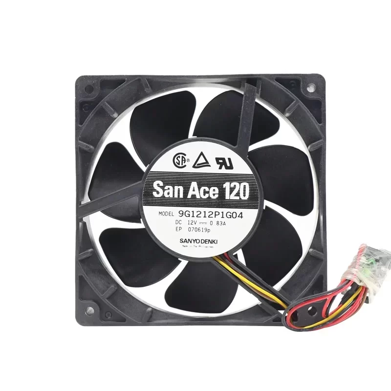 9G1212P1G04 Sanyo Denki 12V 0.83A 120x120x38mm DC Axial Fan