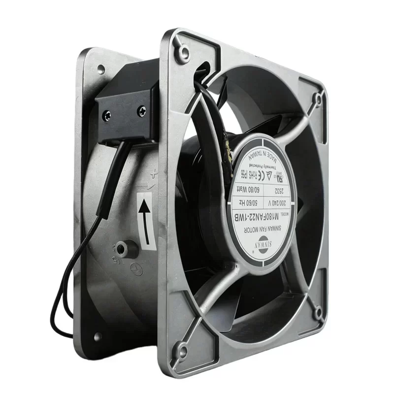 M180FAN22-1WB Sinwan 200/240V 180x180x65mm AC Axial Fan M180FAN22-1WB Sinwan 200/240V 180x180x65mm AC Axial Fan