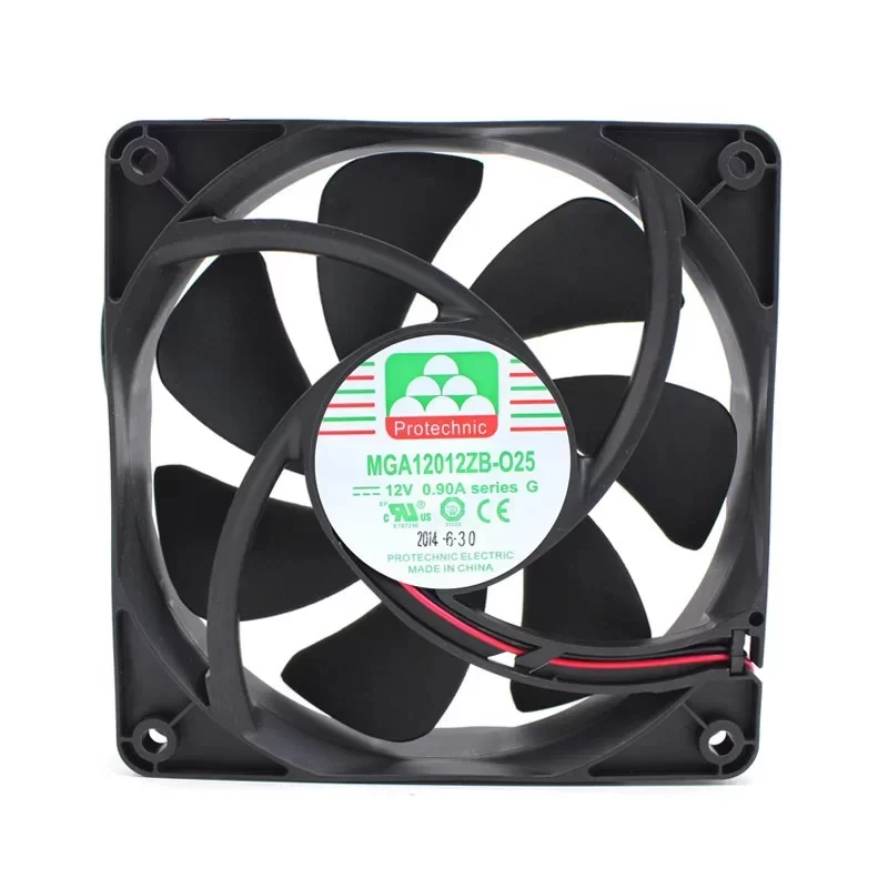 MGA12012ZB-O25 Protechnic 12V 120x120x25mm DC Axial Fan