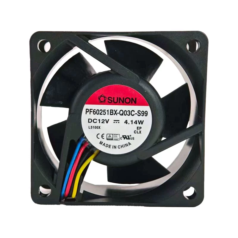 PF60251BX-Q03C-S99 Sunon 12V 4.14W 6025 DC Axial Fan