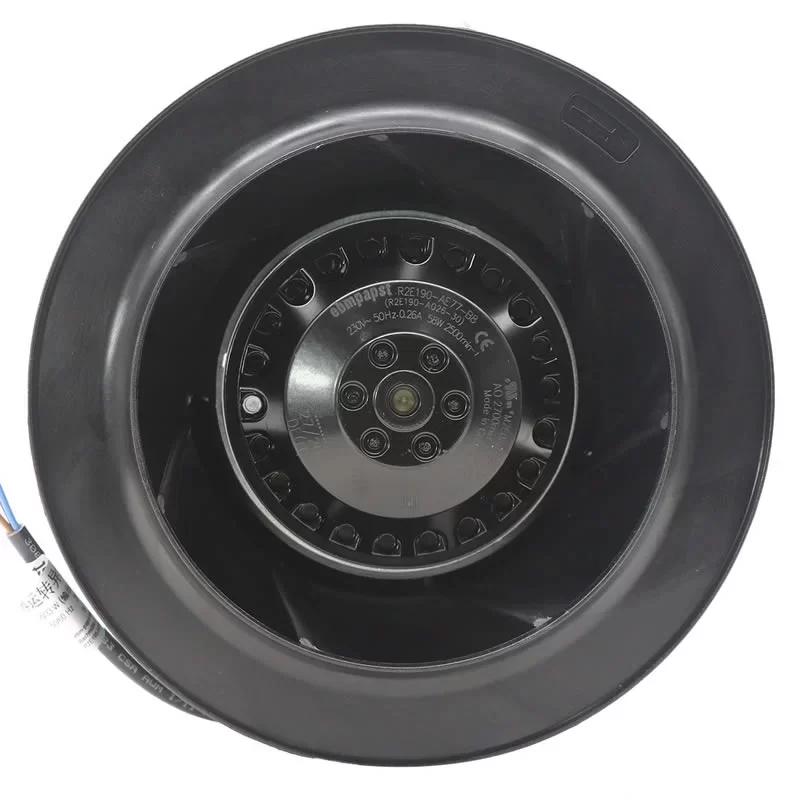 R2E190-AE77-B8 ebmpapst 230V 190mm AC Centrifugal Fan