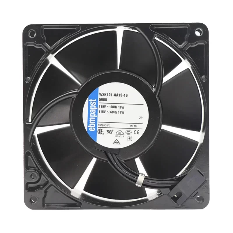 W2K121-AA15-16(5908) ebmpapst 115V 127x127x38mm AC Axial Fan