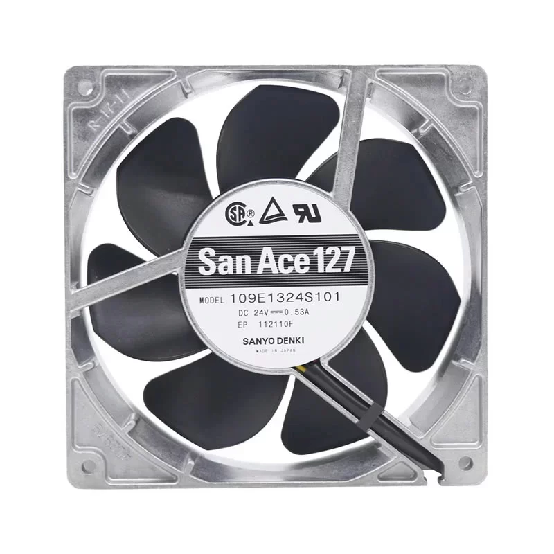 109E1324S101 Sanyo Denki 24V 127x127x38mm DC Axial Fan