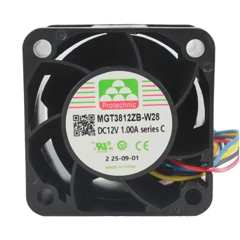 MGT3812ZB-W28C Protechnic 12V 38x38x28mm DC Axial Fan