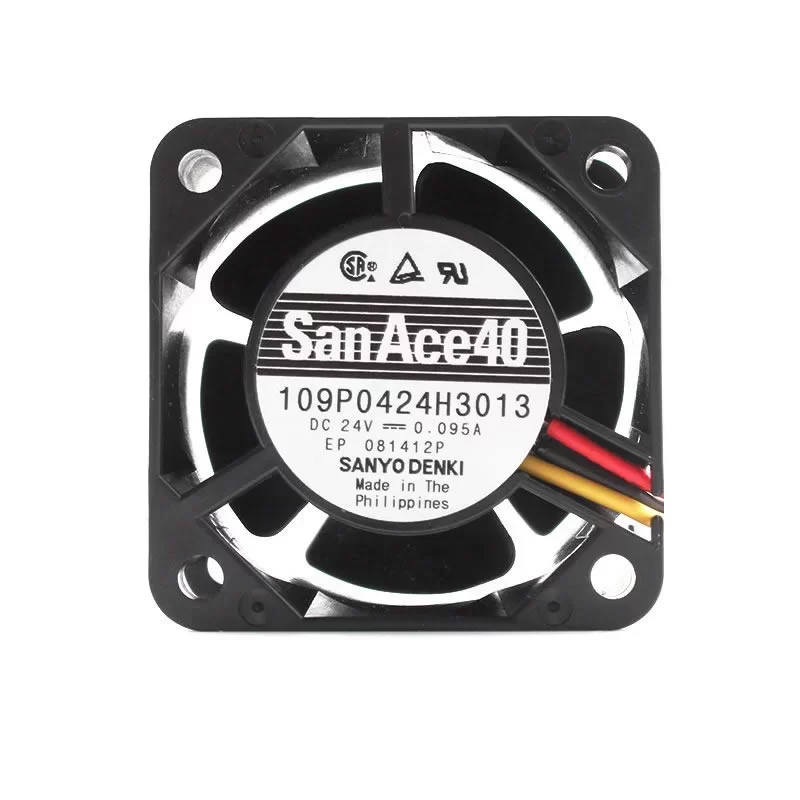 109P0424H3013 Sanyo Denki 24VDC 40x40x28mm DC Axial Fan