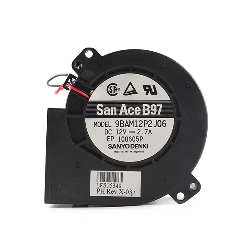 9BAM12P2J06 Sanyo Denki 12VDC 97x97x33mm DC Blower Fan