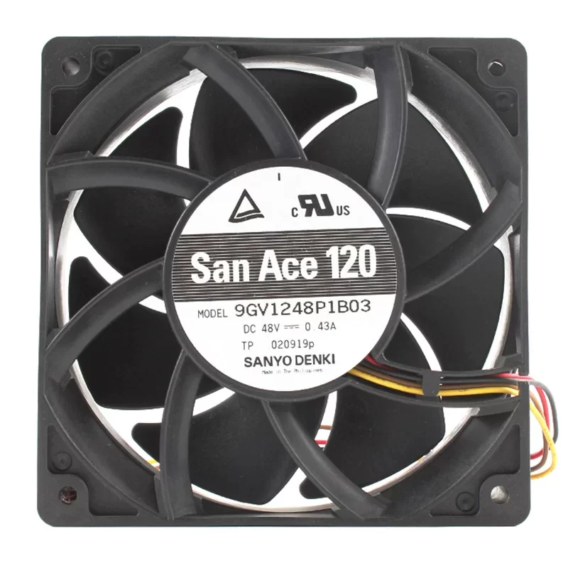 9GV1248P1B03 Sanyo Denki 48V 120x120x38mm DC Axial Fan