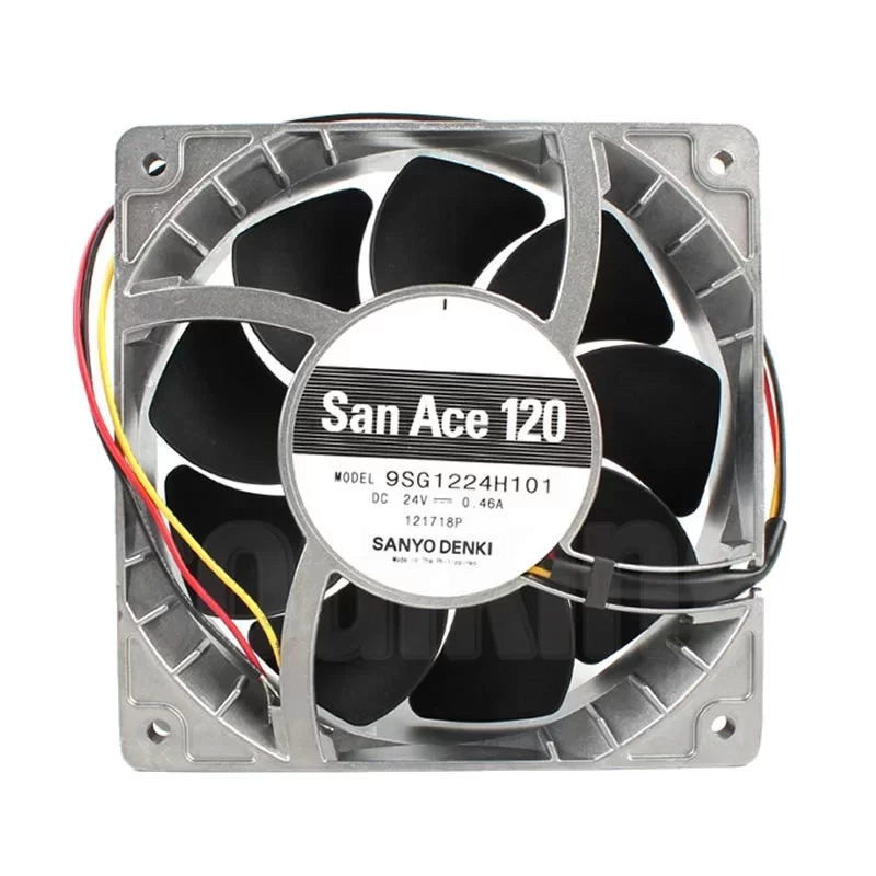 9SG1224H101 Sanyo Denki 24V 120x120x38mm DC Axial Fan