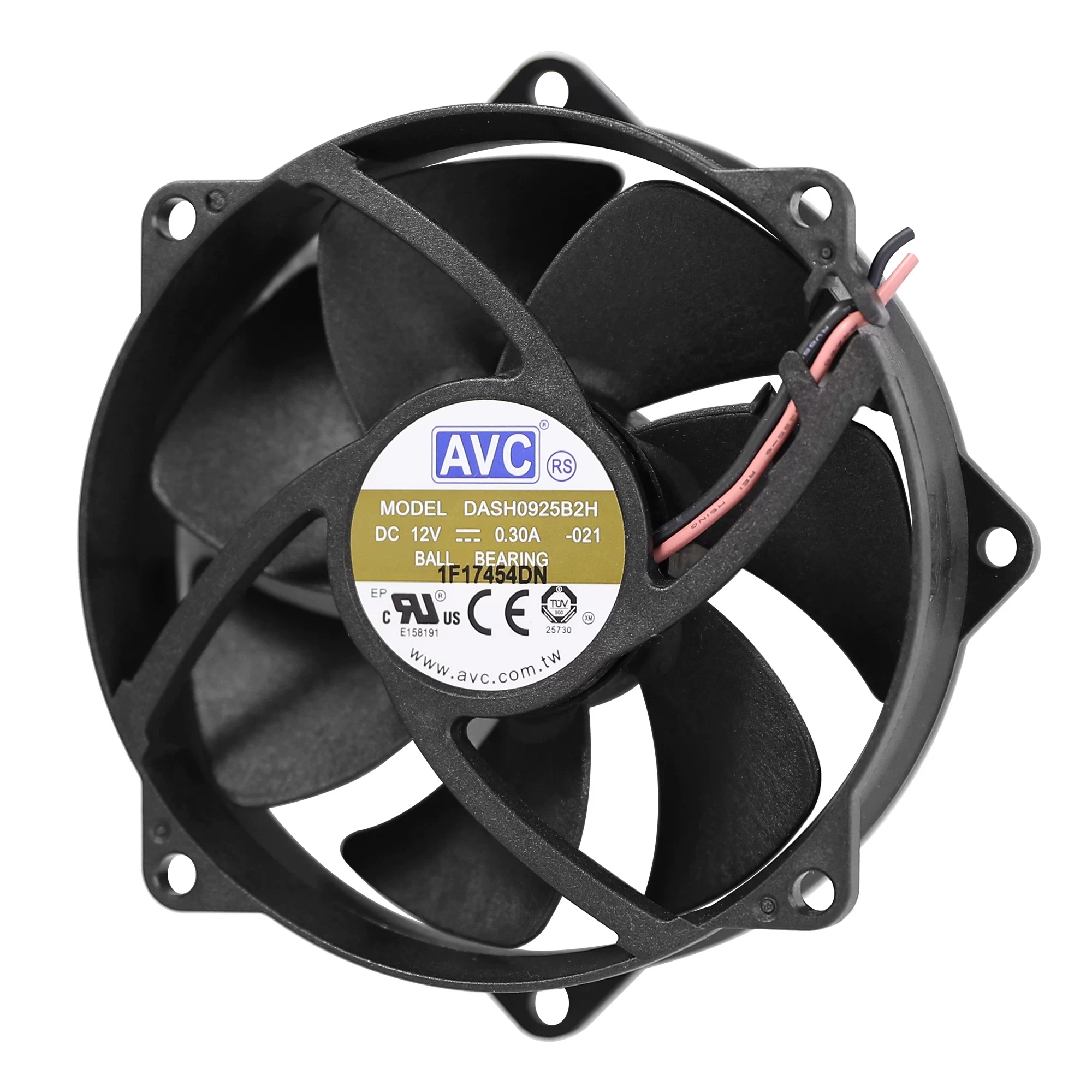 DASH0925B2H AVC 12VDC 0.30A 95x25mm DC Axial Fan